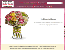 Tablet Screenshot of floristatlanta.biz